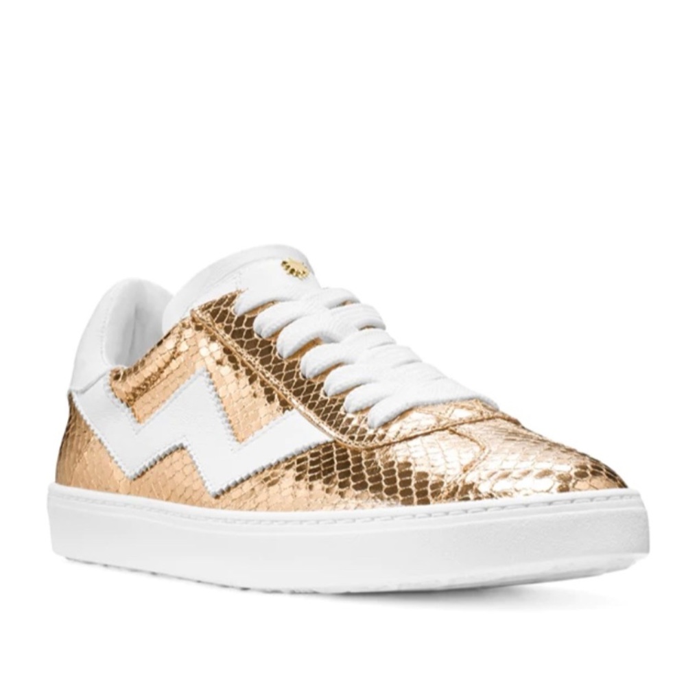 NWT Gold Stuart Weitzman Sneakers